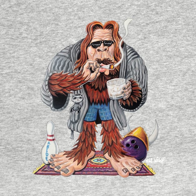 Bigfoot Lebowski by eliwolff